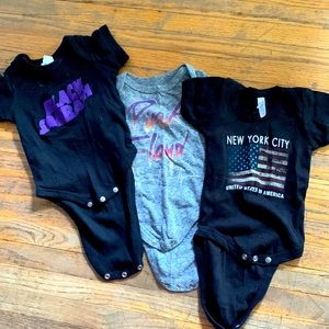 3 hipster onesie- for your future rockstar